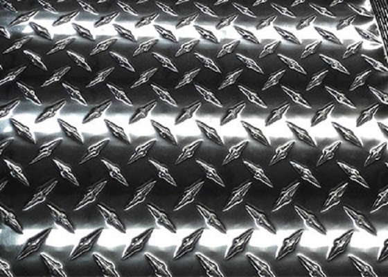 China Diamond Embossed Aluminum Sheet 1050 1060 3003 H14 modelou a folha de alumínio fornecedor