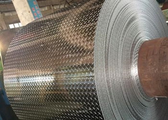 China Placa de alumínio personalizada de Diamond Plate Sheets 3003 de alumínio para recipientes de armazenamento fornecedor