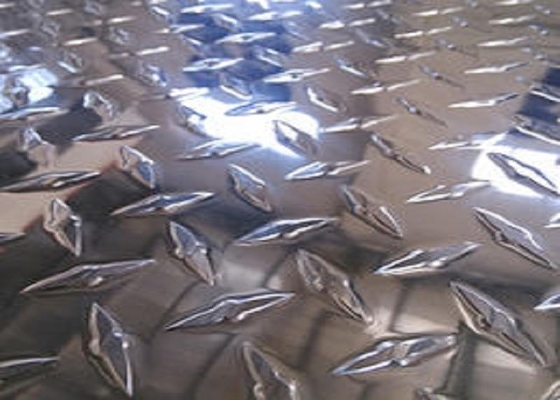 China O passo Diamond Raised Pattern Aluminum Checker brilhante chapeia 3003 5052 0,63&quot; fornecedor