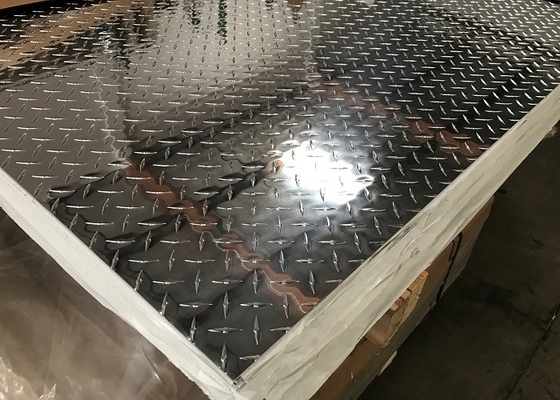 China Placa de alumínio do verificador de 5 barras/espessura de alumínio da bobina 0.2mm -10.0mm da folha fornecedor
